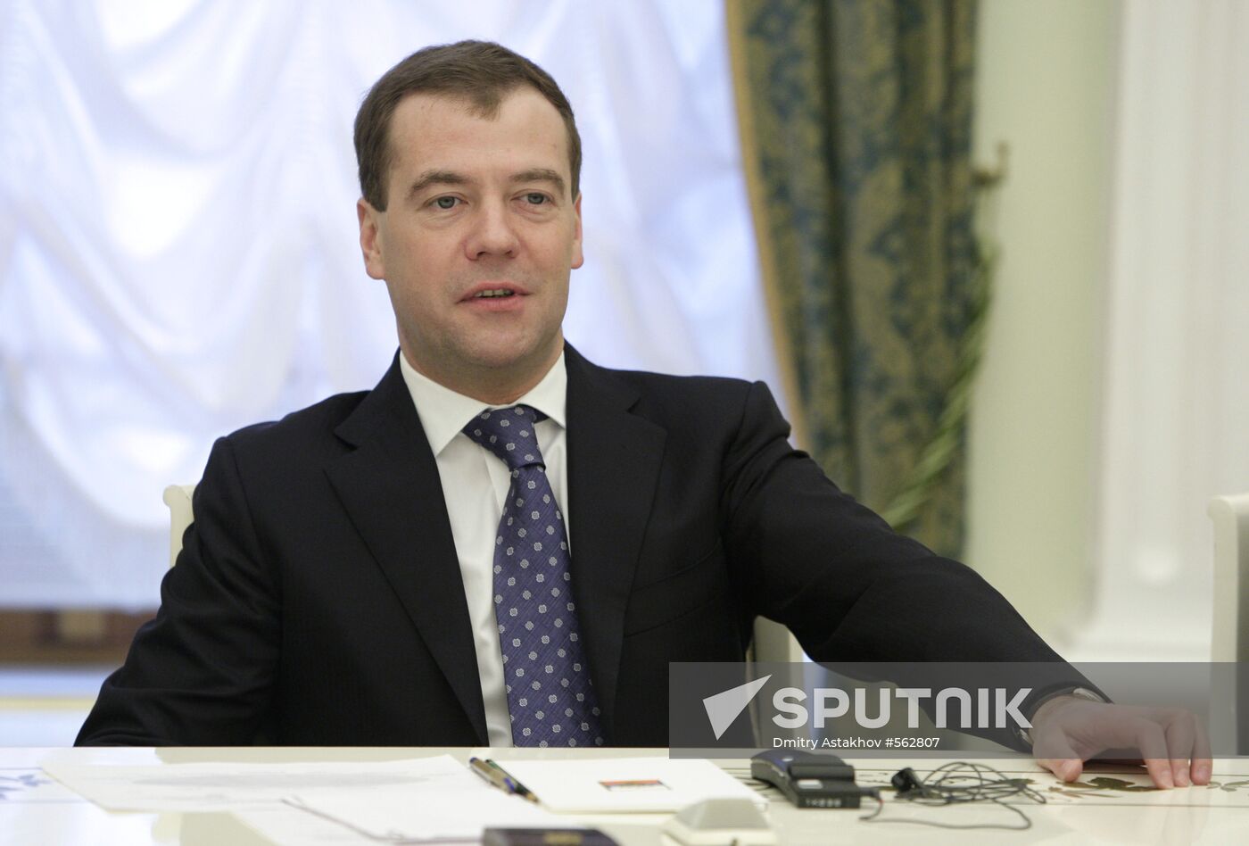 Dmitry Medvedev meets with Bharrat Jagdeo
