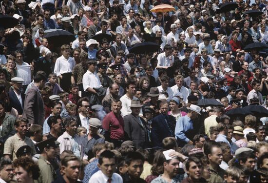 Stadium spectators