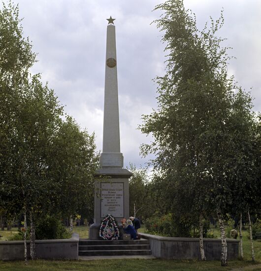 Monument to Soviet soldiers