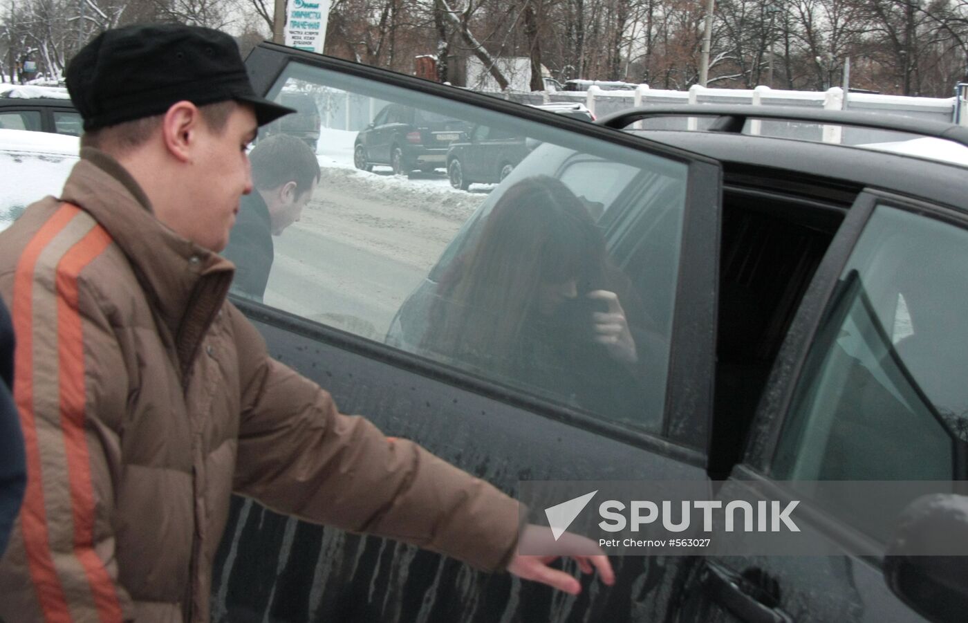 Police major Denis Yevsyukov's wife Karine