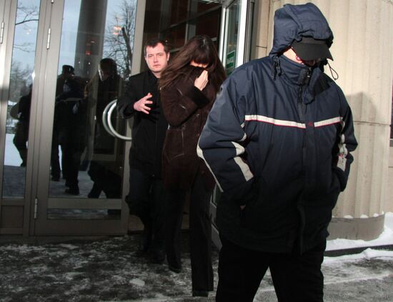 Police major Denis Yevsyukov's relatives testify in court