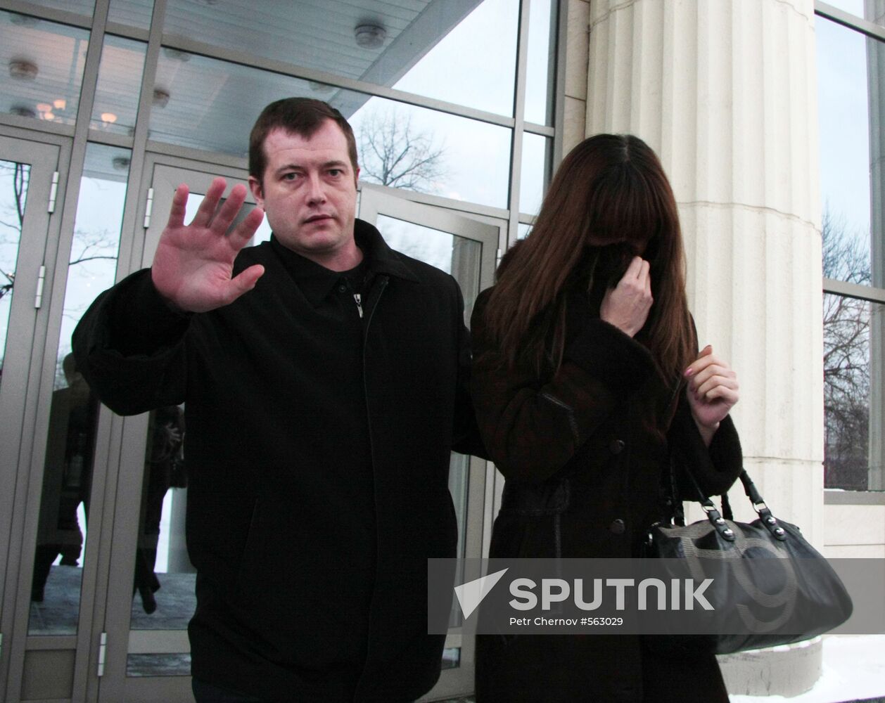 Police major Denis Yevsyukov's wife Karine