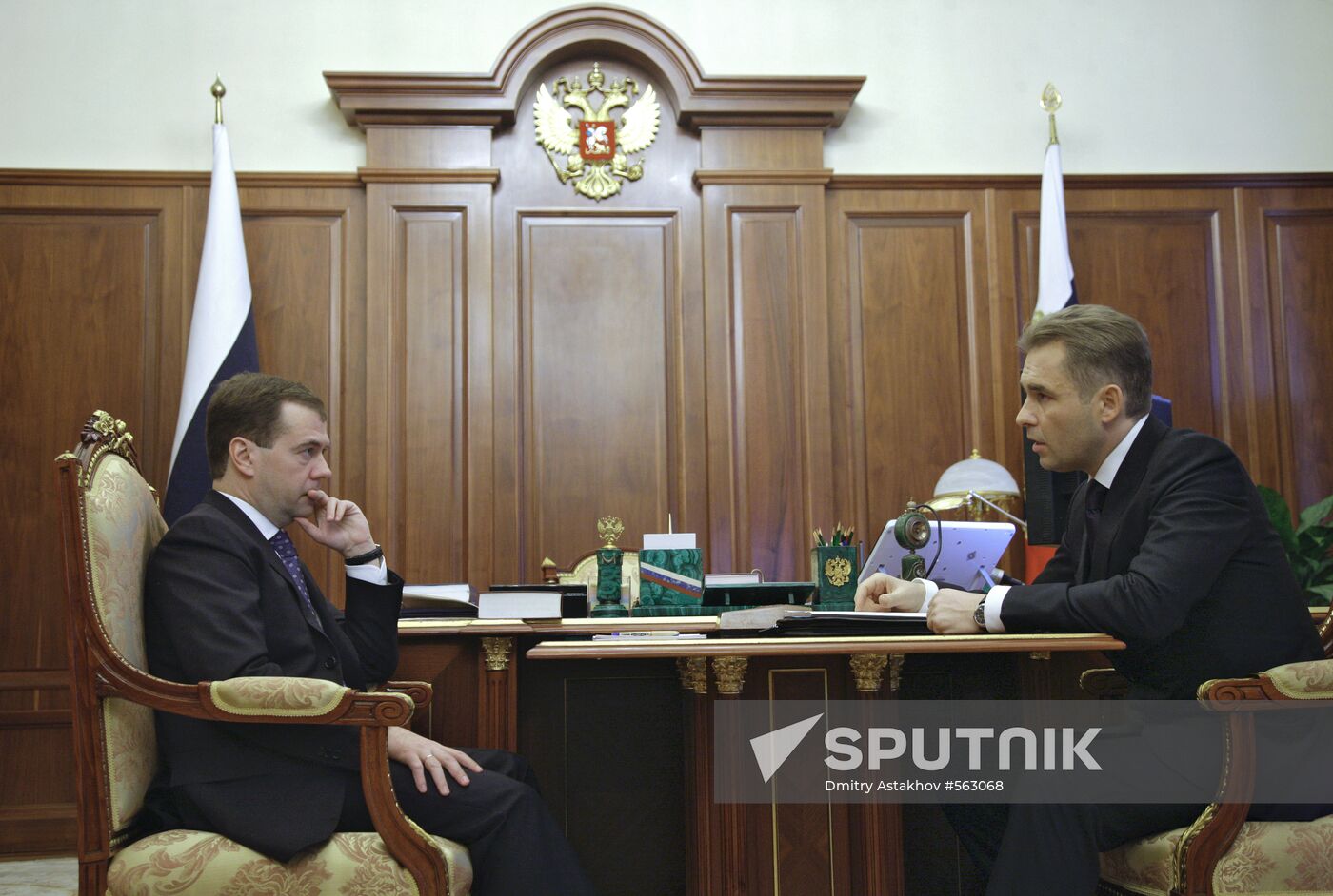 Dmitry Medvedev and Pavel Astakhov
