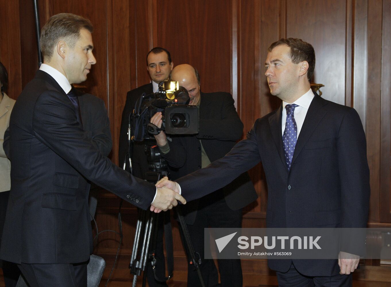 Dmitry Medvedev and Pavel Astakhov