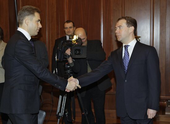 Dmitry Medvedev and Pavel Astakhov