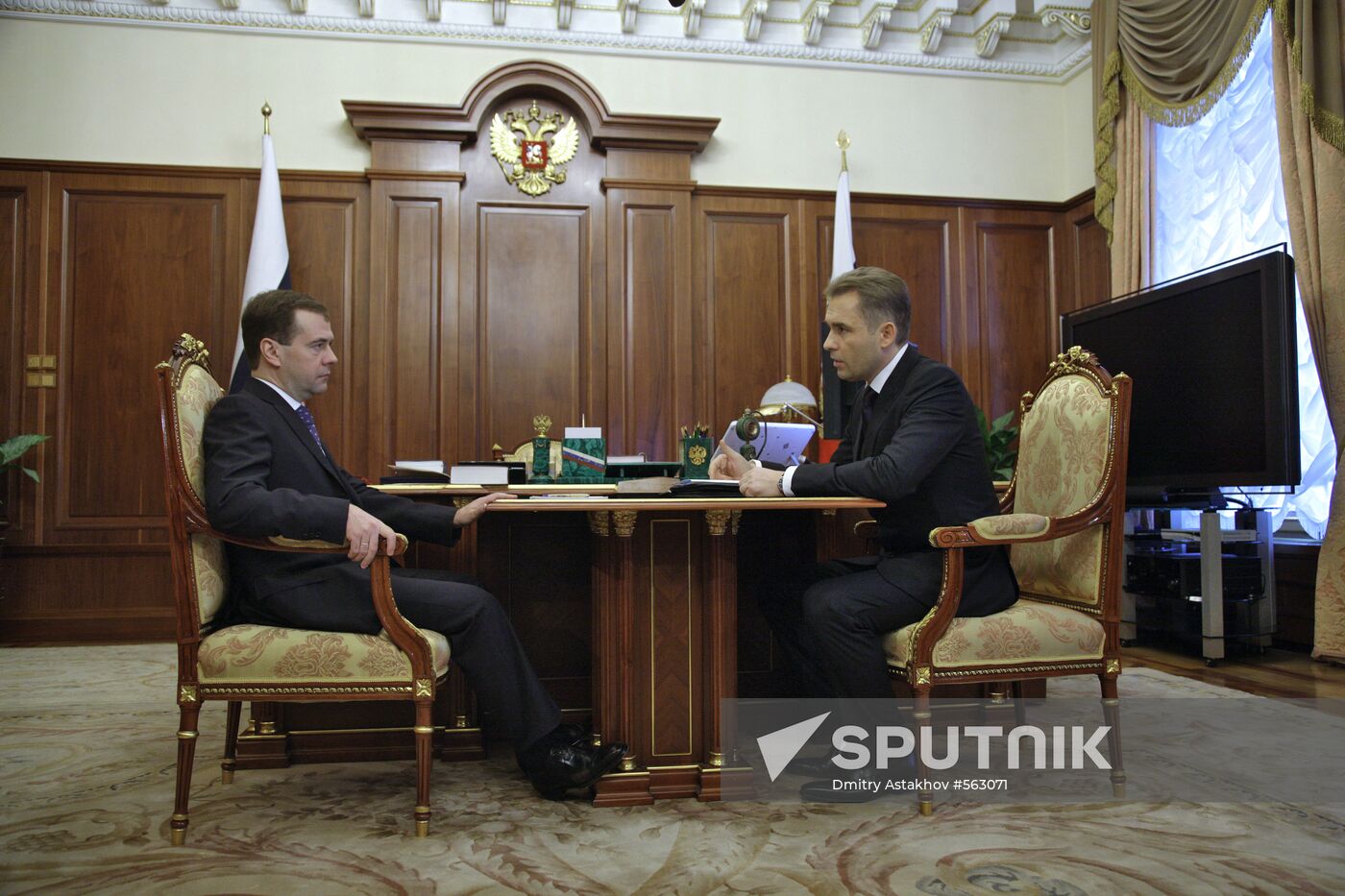 Dmitry Medvedev and Pavel Astakhov