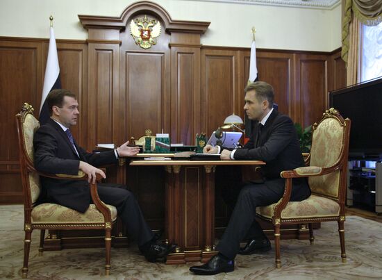 Dmitry Medvedev and Pavel Astakhov