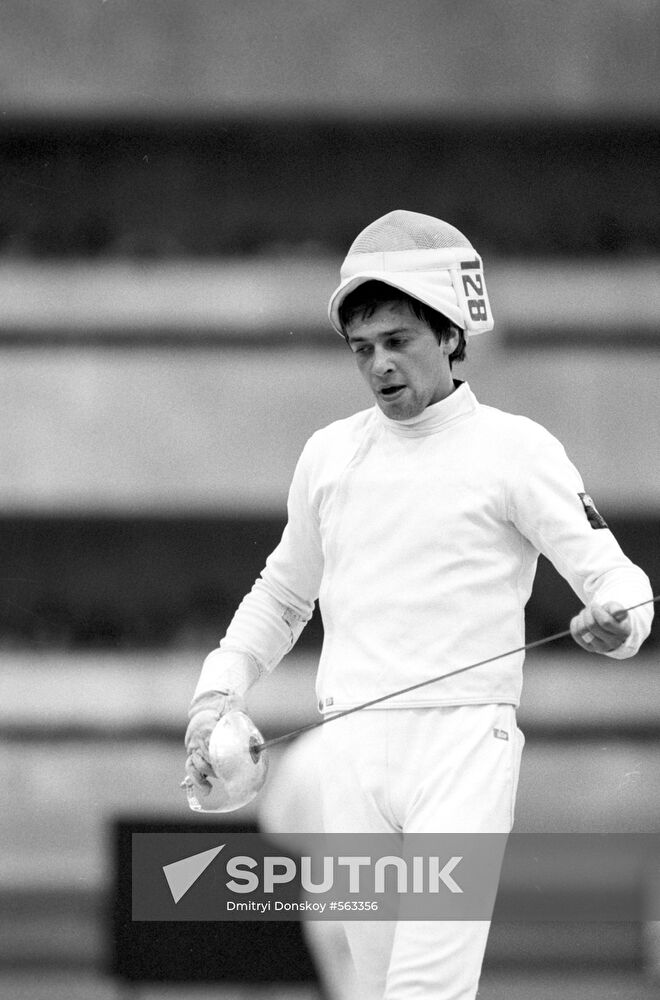 Olympics-80 fencing medalist Mikhail Burtsev
