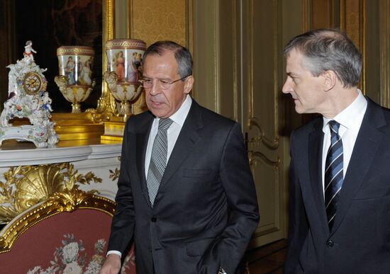 Sergei Lavrov meeting with Norway's Foreign Minister