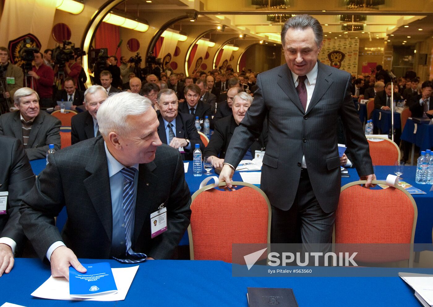Vyacheslav Koloskov and Vitaly Mutko