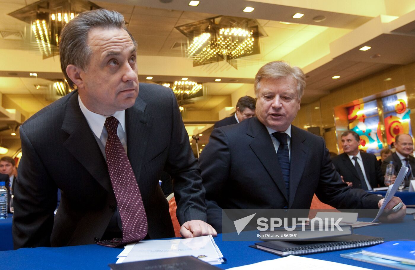 Vitaly Mutko and Leonid Tyagachyov