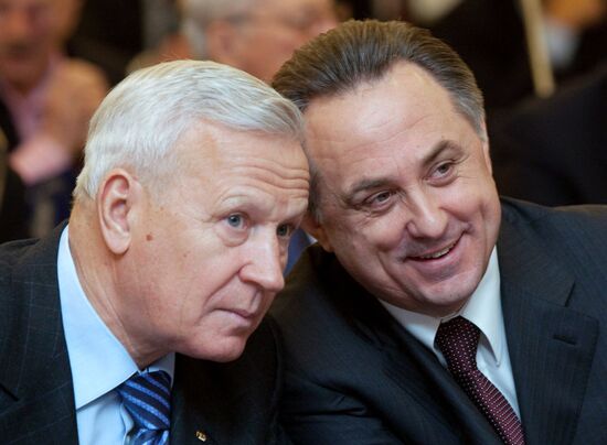 Vyacheslav Koloskov and Vitaly Mutko