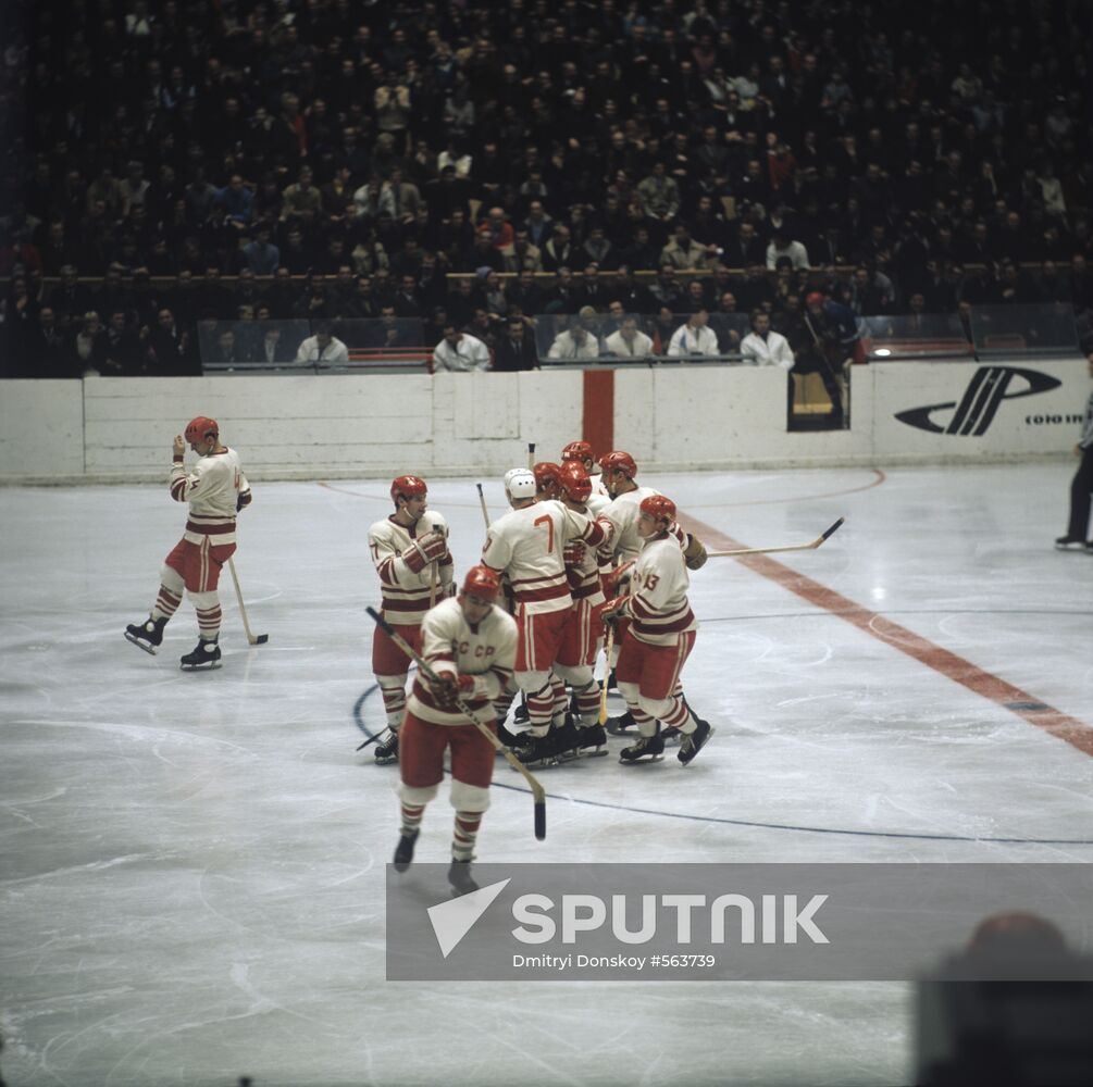 USSR national hockey team players