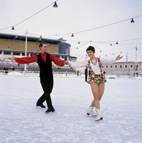 Irina Rodnina and Alexei Ulanov