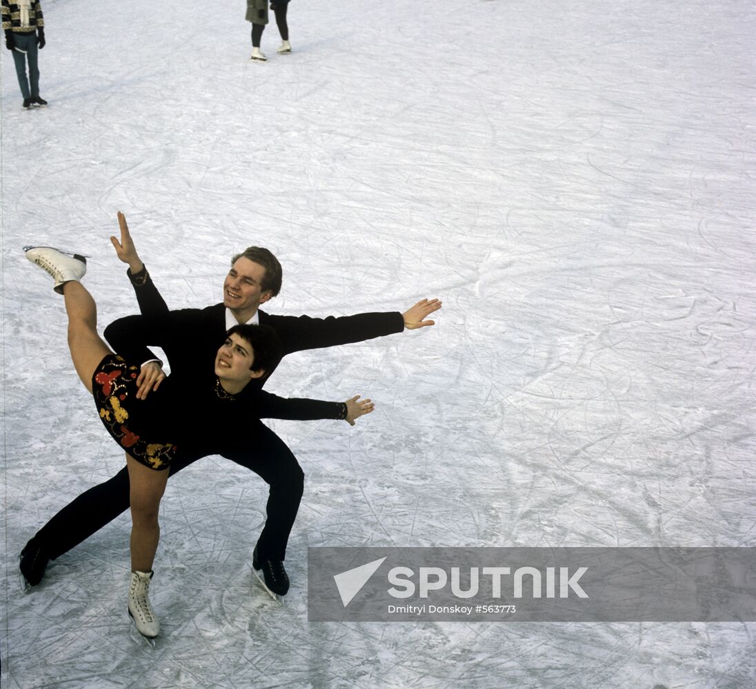 Irina Rodnina and Alexei Ulanov