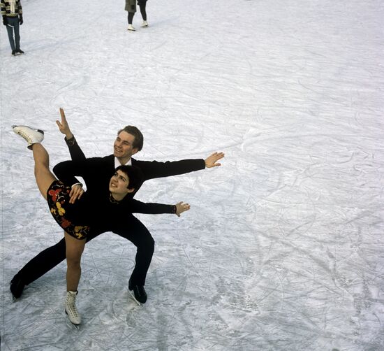 Irina Rodnina and Alexei Ulanov