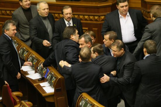 Ukraine's Verkhovna Rada holds session