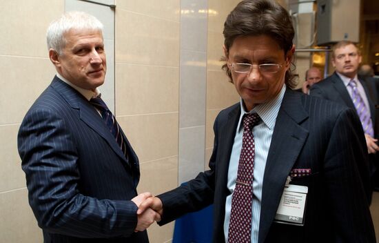 Sergei Fursenko and Leonid Fedun