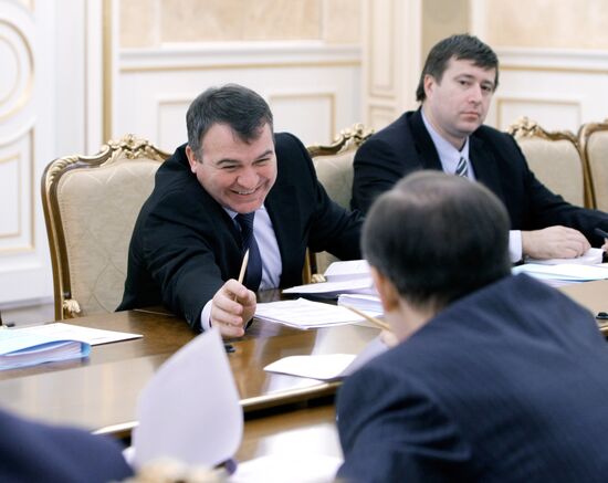 Anatoly Serdyukov and Alexander Konovalov