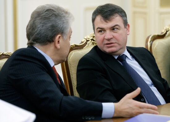 Viktor Khristenko and Anatoly Serdyukov
