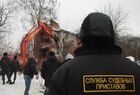 Demolishing houses in Rechnik gardening community