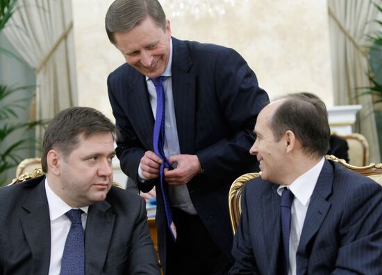 Sergei Shmatko, Sergei Ivanov and Alexander Bortnikov