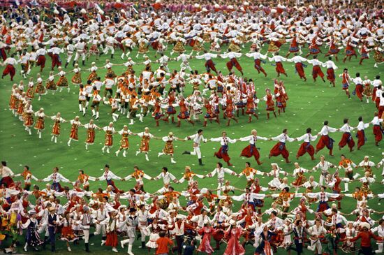 Olympic Games' opening ceremony in Moscow