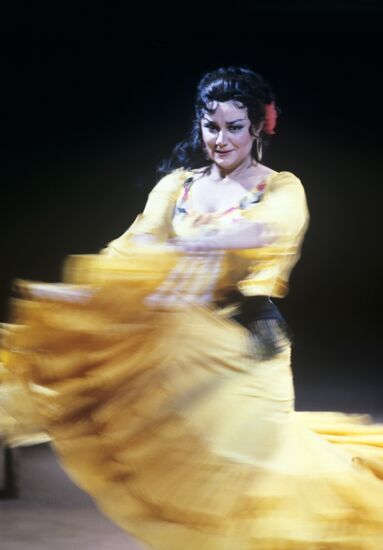 Scene from Georges Bizet's "Carmen" opera