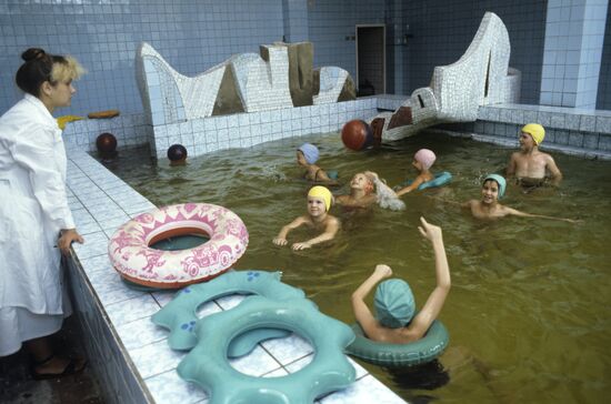 Swimming pool in "Svetlana" sanitarium