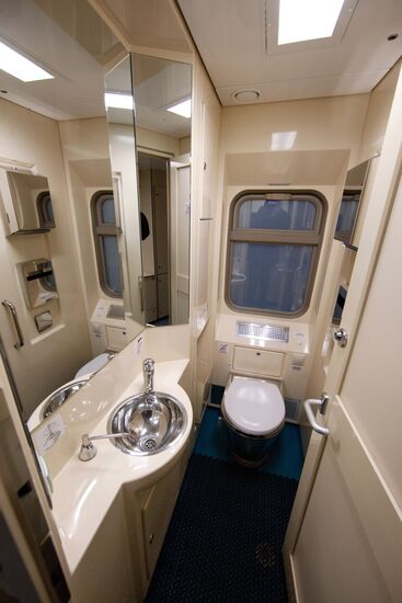 Double-decker train car at Tver Wagon Works