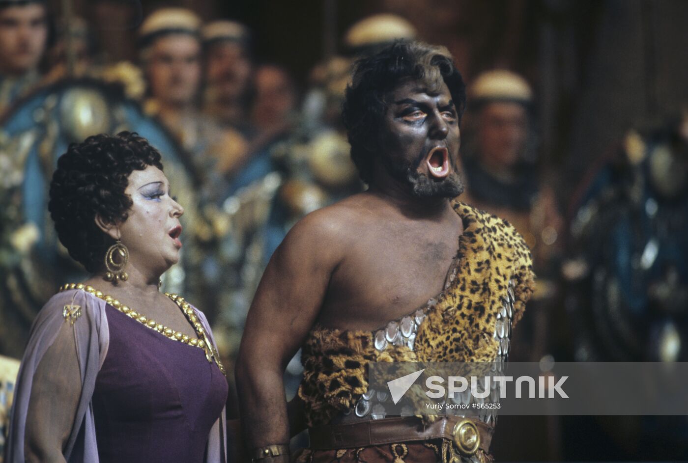 Scene from Aida opera
