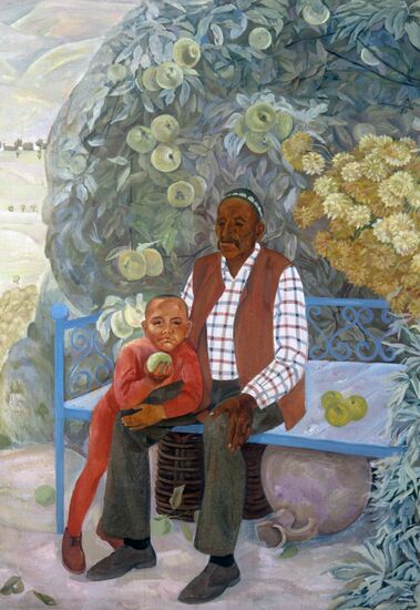 Reproduction of "Song about Water" by Rashid Abdurashitov