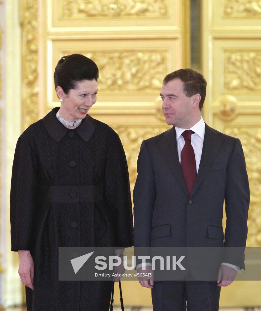 New Ambassadors present credentials to Dmitry Medvedev