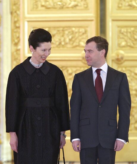 New Ambassadors present credentials to Dmitry Medvedev