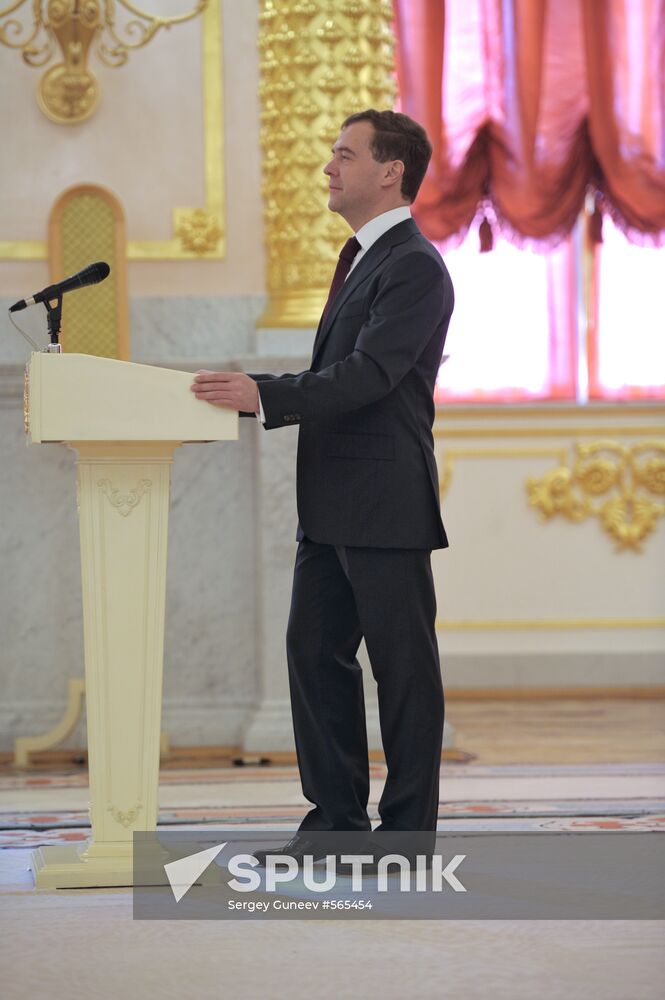 New Ambassadors present credentials to Dmitry Medvedev