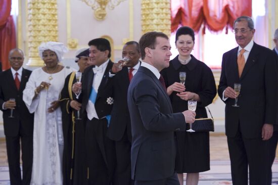 New Ambassadors present credentials to Dmitry Medvedev