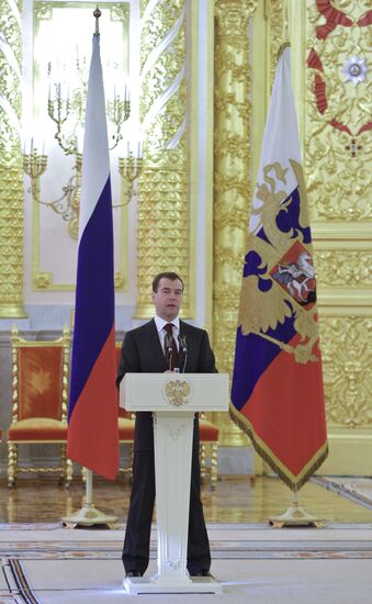 New Ambassadors present credentials to Dmitry Medvedev
