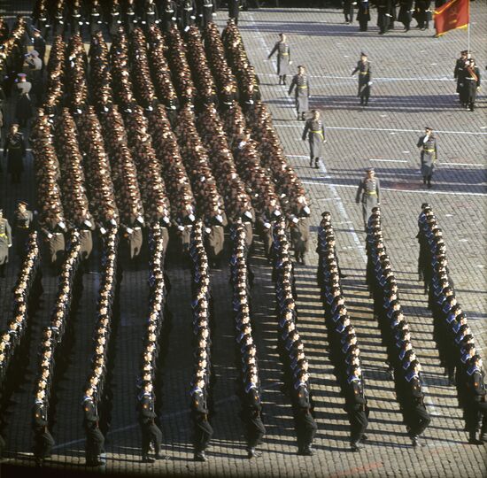 50th anniversary of Soviet Power celebrated in Moscow