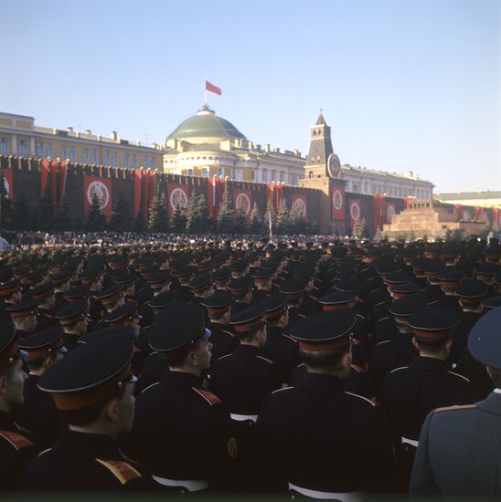 50th anniversary of Soviet Power celebrated in Moscow