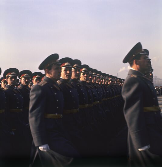 50th anniversary of Soviet Power celebrated in Moscow