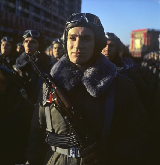 50th anniversary of Soviet Power celebrated in Moscow