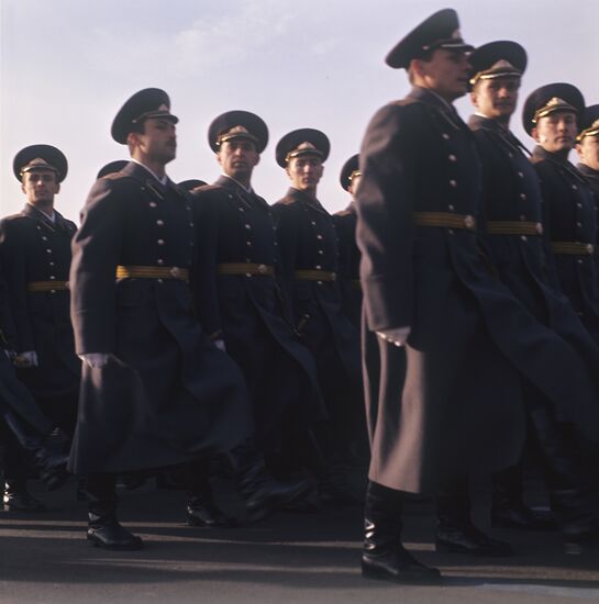 50th anniversary of Soviet Power celebrated in Moscow