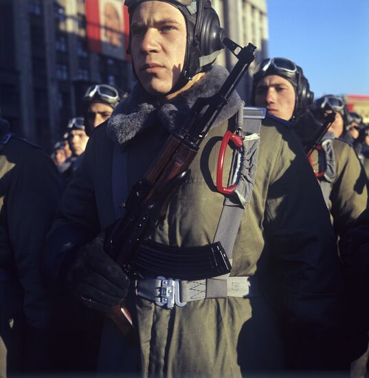 50th anniversary of Soviet Power celebrated in Moscow