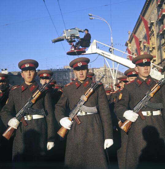 50th anniversary of Soviet Power celebrated in Moscow