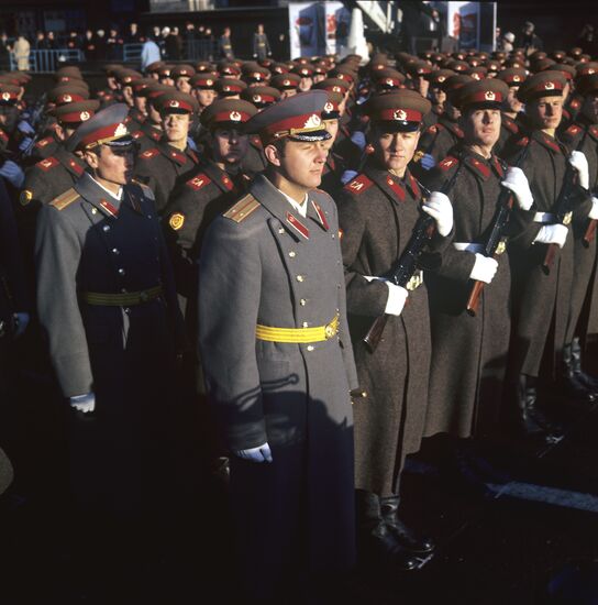 50th anniversary of Soviet Power celebrated in Moscow