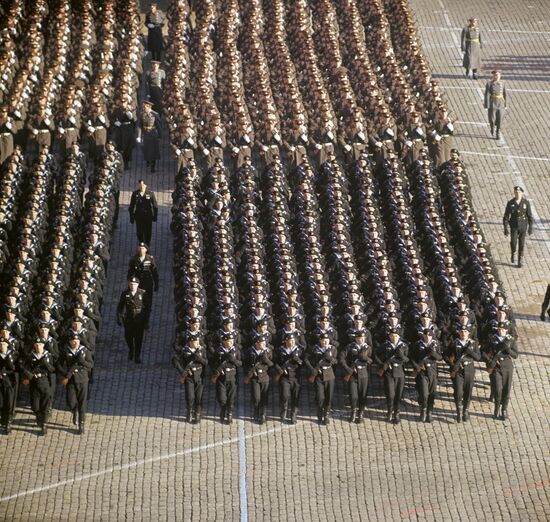 50th anniversary of Soviet Power celebrated in Moscow
