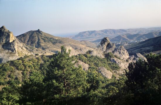 Crimean Mountains view
