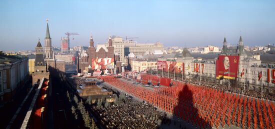 November 7 demonstration on Red Square