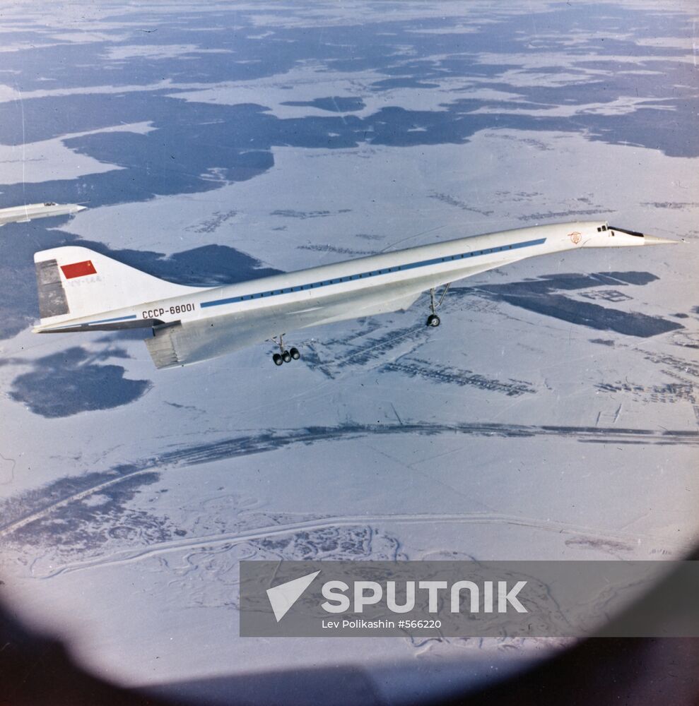 Tu-144 passenger airliner