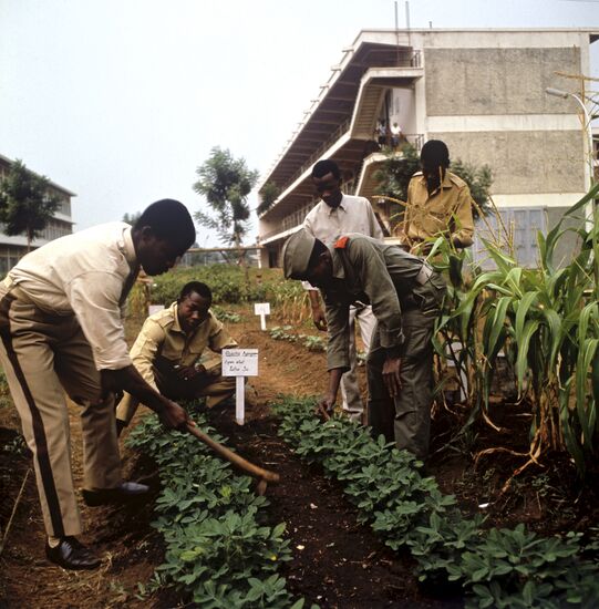 Students of Polytechnic Institute in training